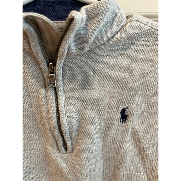2T Ralph Lauren Pique Quarter Zip - Picture 2 of 3